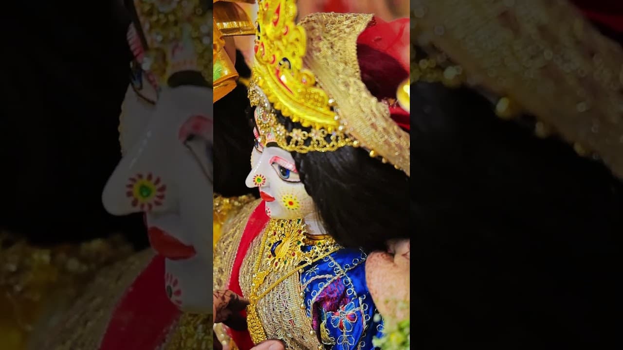 बृज अष्टयाम लीला के द्वितीय दिवस पर स्नान एवं शृंगार सेवा के दिव्य दर्शन #shorts
