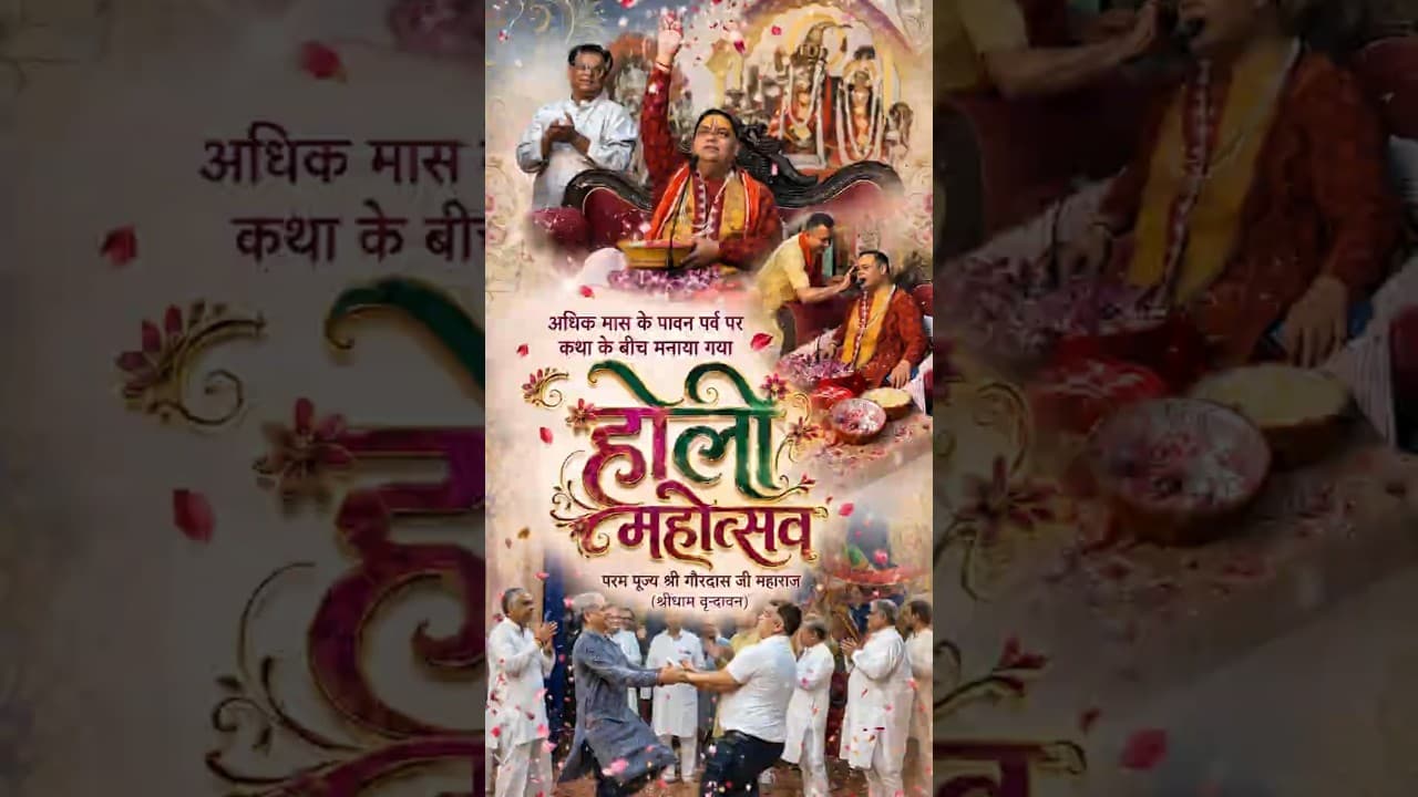 Adhikmaas Me Katha Me Holi Mohotsav || #delhi #adhikmaas #holimohotsav #mohotsav #shorts