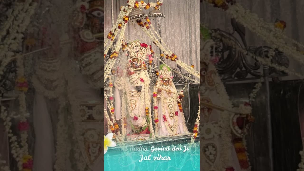 Shri Govind Dev Ji Jal Vihar Darshan #shorts