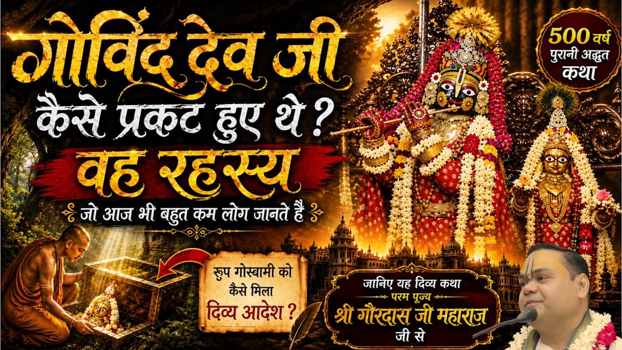 गोविंद देव जी कैसे प्रकट हुए थे ? वह रहस्य जो आज भी बहुत कम लोग जानते हैं #premiere
