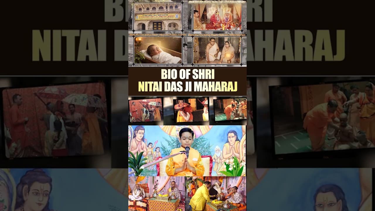 Bio of Shri Nitai Das Ji Maharaj | #biography #nitaidasji #shortsfeed #shorts