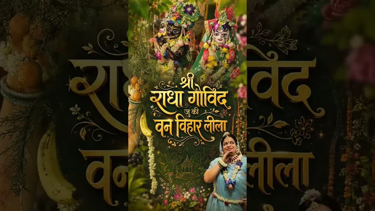 Beautiful Shri Radhagovind dev vanvihar lila, Braj Aashtayam lila day 6 #ashtayamleela #vrindavan
